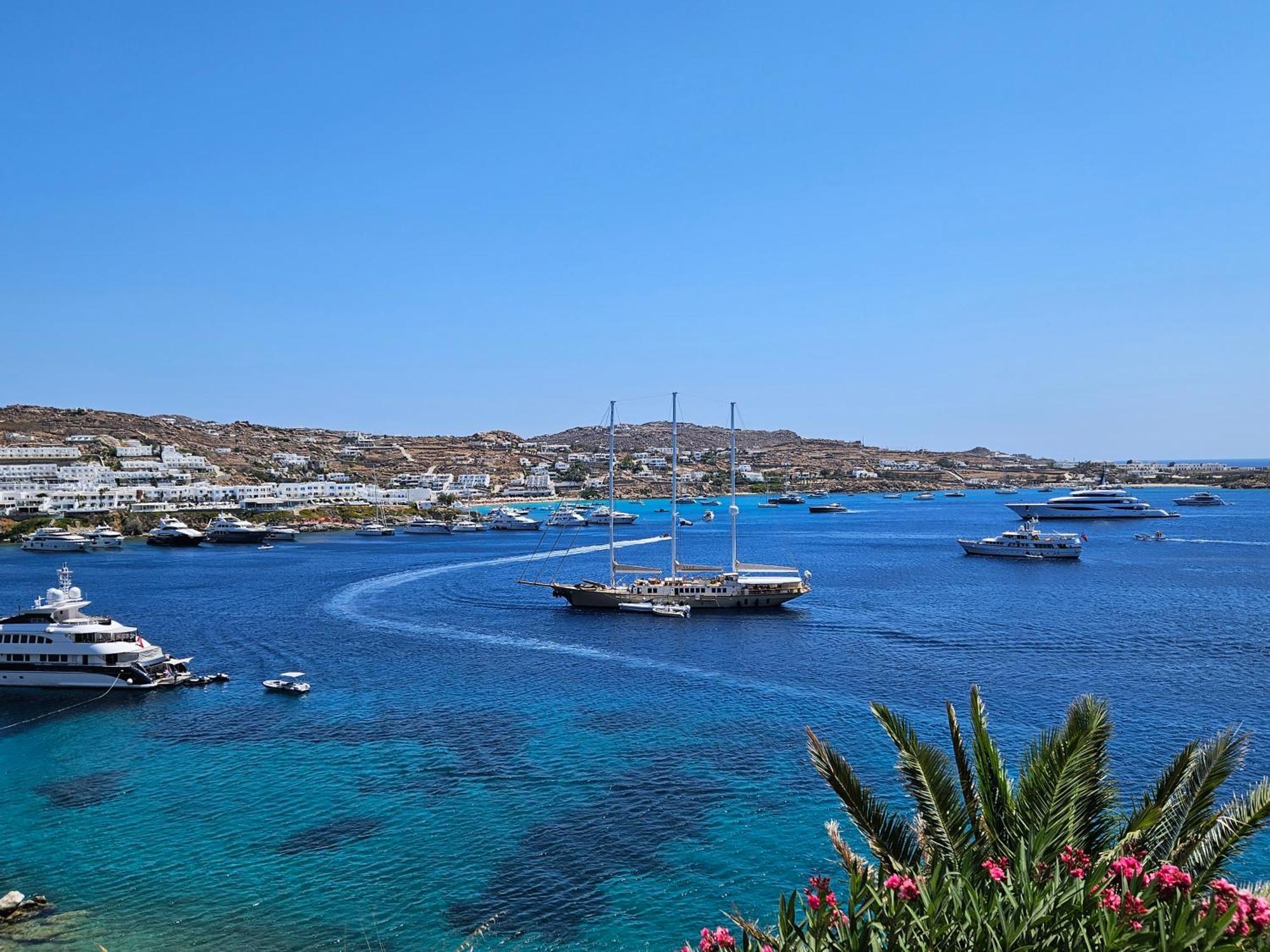 Mykonos Azure Aparthotel Ψαρού Δωμάτιο φωτογραφία